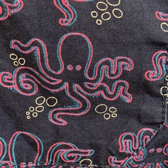 Cat & Jack shorts size 4T blue octopus pull on elastic waist cotton summer - Picture 4 of 4